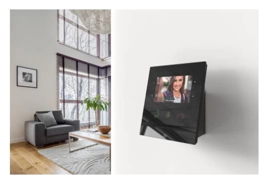 2N 91378803 Scatola di installazione a superficie per videocitofono 2N Indoor Compact e Indoor View colore Nero