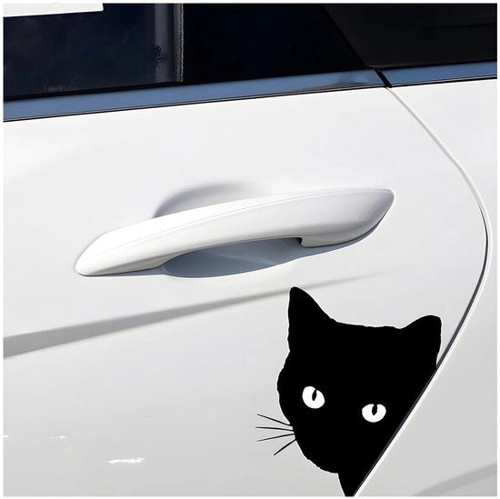 Sticker auto riflettenti 2 pezzi - Stickers auto riflettenti - Impermeabili - Stickers auto PVC autoadesivi - 12 x 15 cm - Decorazione divertente - Stickers auto