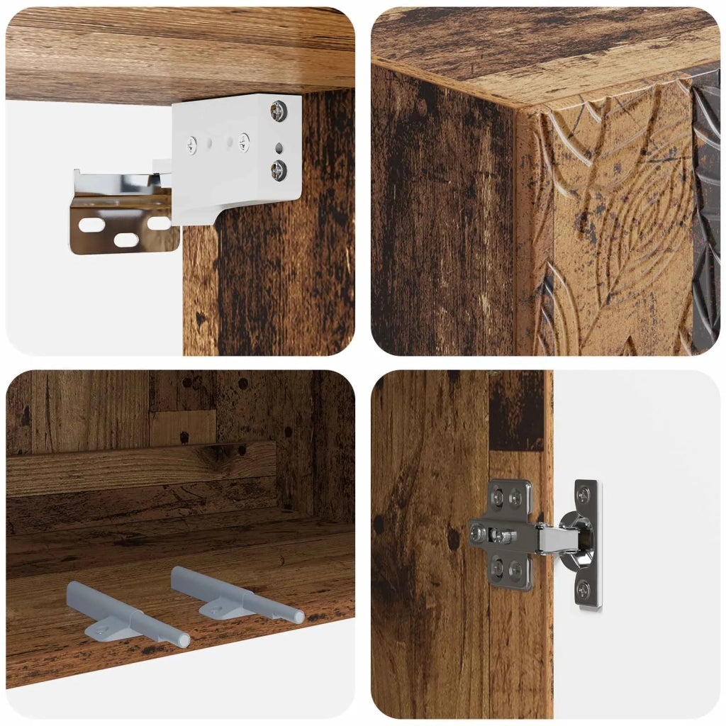 2 pz Legno antico 3416743
