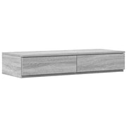 Cassetti per letto | Comodino | Armadio da Notte | Mobiletto da notte Grigio Sonoma 100 x 36,5 x 16,5 cm