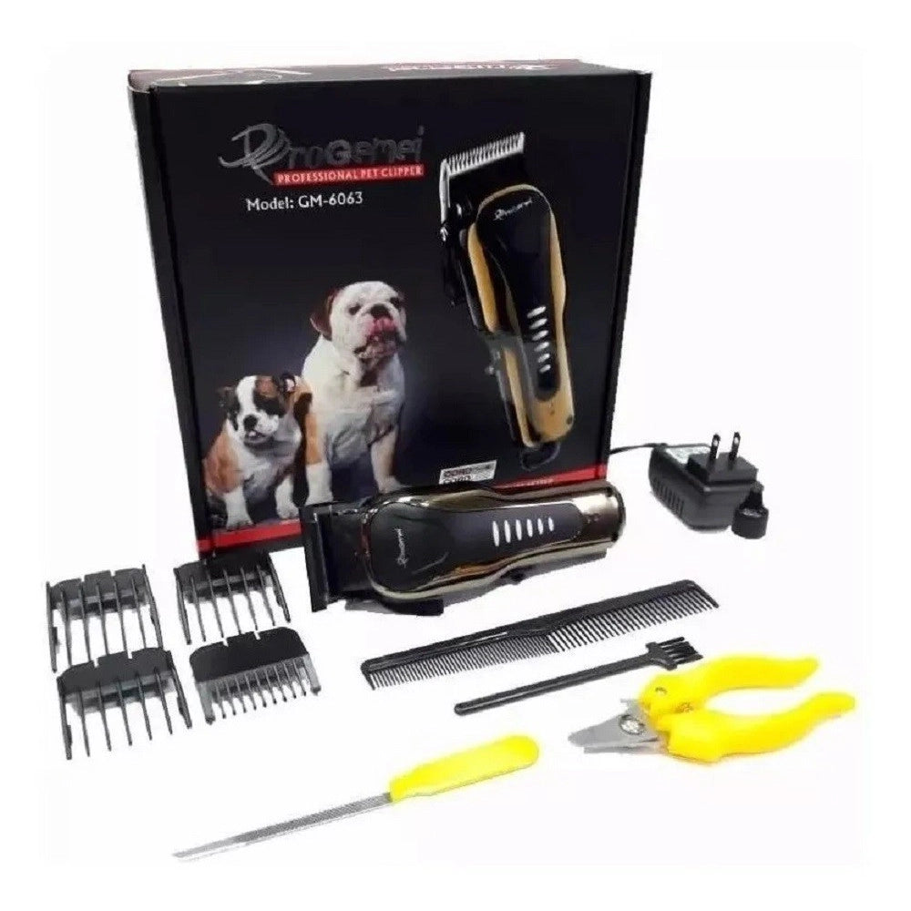 Trade Shop - Tosatrice Professionale Per Cani Animali Domestici Ricaricabile Cordless Gm-6063 -