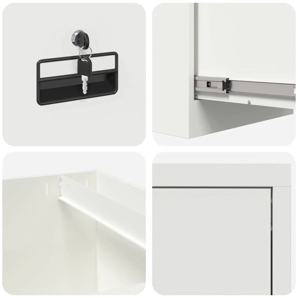 Armadio per File con cassetto Bianco 44 x 50 x 74,5 cm CFW4575693
