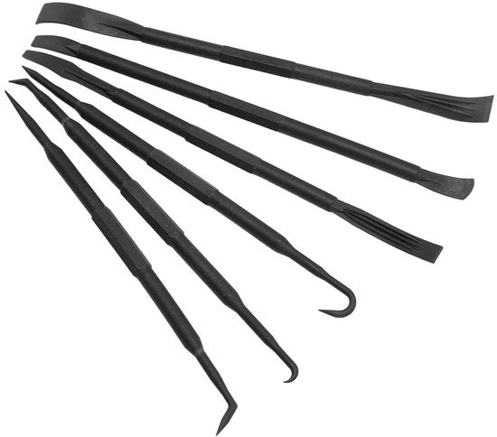 Kit di Wrikstang - 6 pezzi - Costruzione in ABS pesante - Smaltimento in ossido di carbone nero - Attrezzo duraturo - Leggero e resistente - Pala di scavo