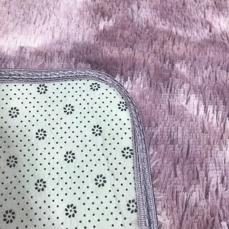 Tappeto rosa in peluche 150x100 cm