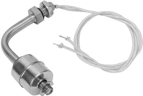 Sensore di livello liquido per piscina - Acciaio inox - Valvola di livello liquido - Sensore di livello acqua per piscina - Adatto per piscine - Sensore di livello liquido in acciaio inox per piscina con diametro 75 mm.