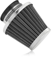 Filtro dell'aria doppio strato in acciaio - universale per motocicletta/scooter - alta portata d'aria - lavabile e riutilizzabile - 42 mm - filtro dell'aria per motocicletta