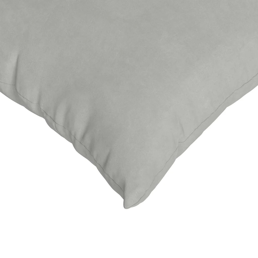Cuscini da Divano 2 pcs Grigio chiaro 60 x 40 cm Tessuto 42013683