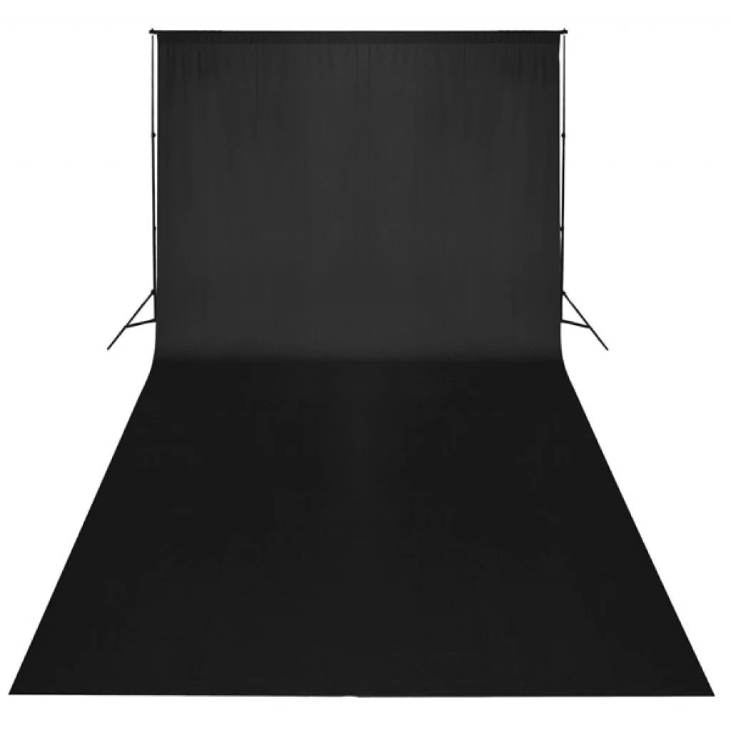 Tessuto di sfondo nero senza cuciture 6x3 m studio fotografico/video professionale 1802010/4