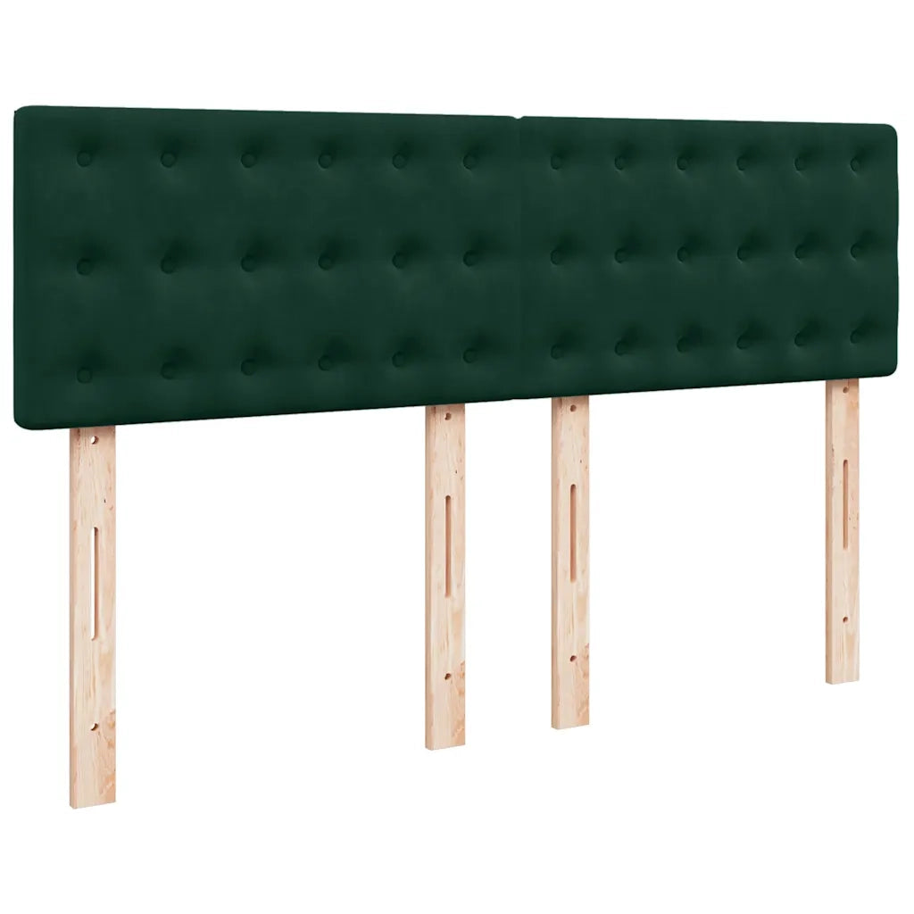 Struttura Letto Pouf con Materasso 140x190 cm in Velluto 3311918