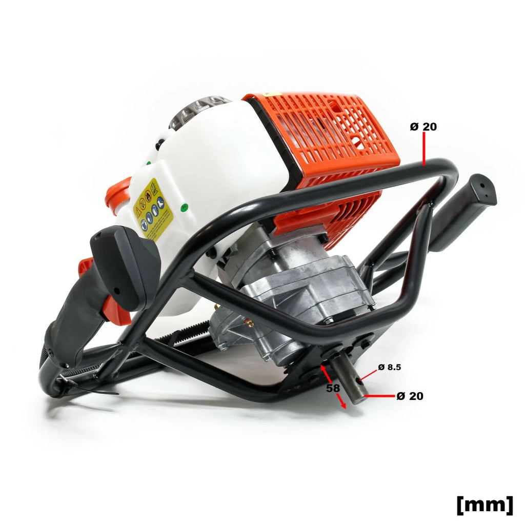 Set trivella termica 63,3 cc 3 hp punta da trapano da 150 mm trapano per 2 persone 16_0001564