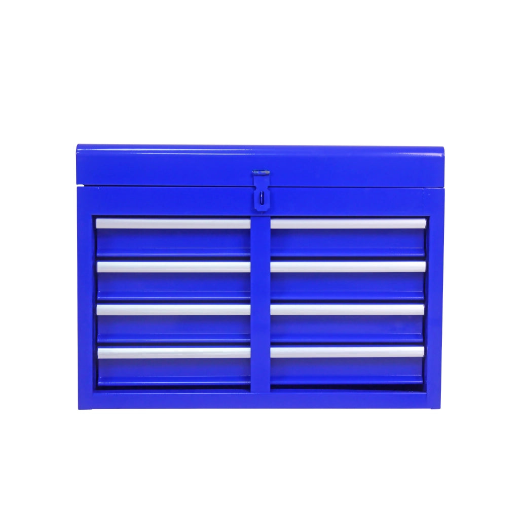 ARMADIO PORTAATTREZZI 56,5x32,5x68 cm in acciaio blu con 5 cassetti