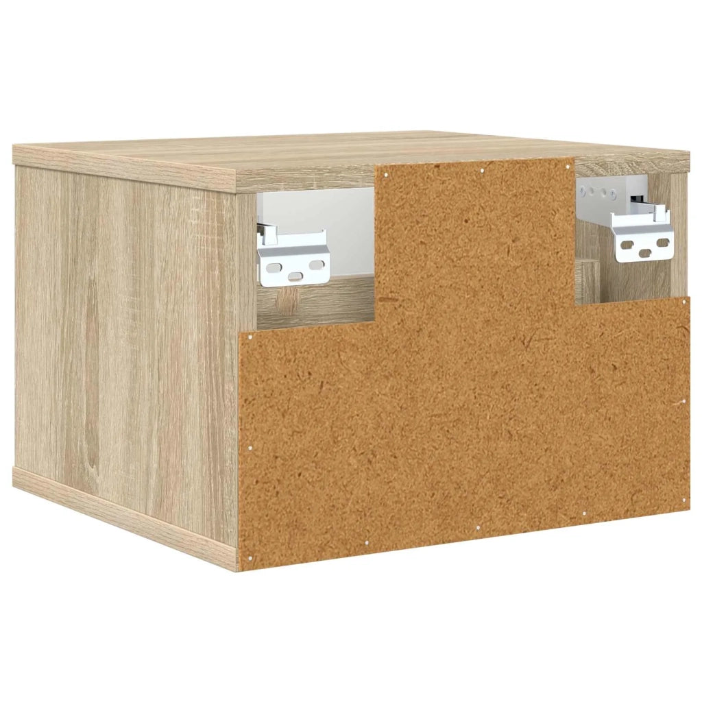 Mobiletto da comodino a parete MAINZ Rovere Sonoma 8007489