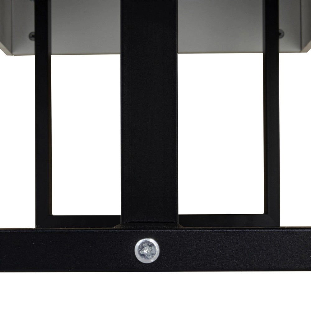 Tavolino da Caff¨¨ Moderno ¨C MINIMAL ¨C Nero e Bianco Lucido, 110x50.5x41 cm