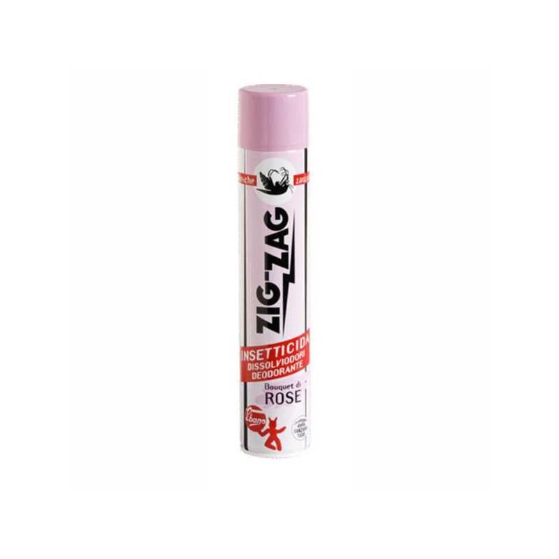 Insetticida Zig-Zag Deodorante Rosa ml 500 Ebano