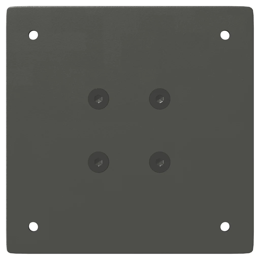 Gambe per tavolino 4 pz-Set di 4 Gamba per Tavolo Antracite 30 cm Acciaio 846866