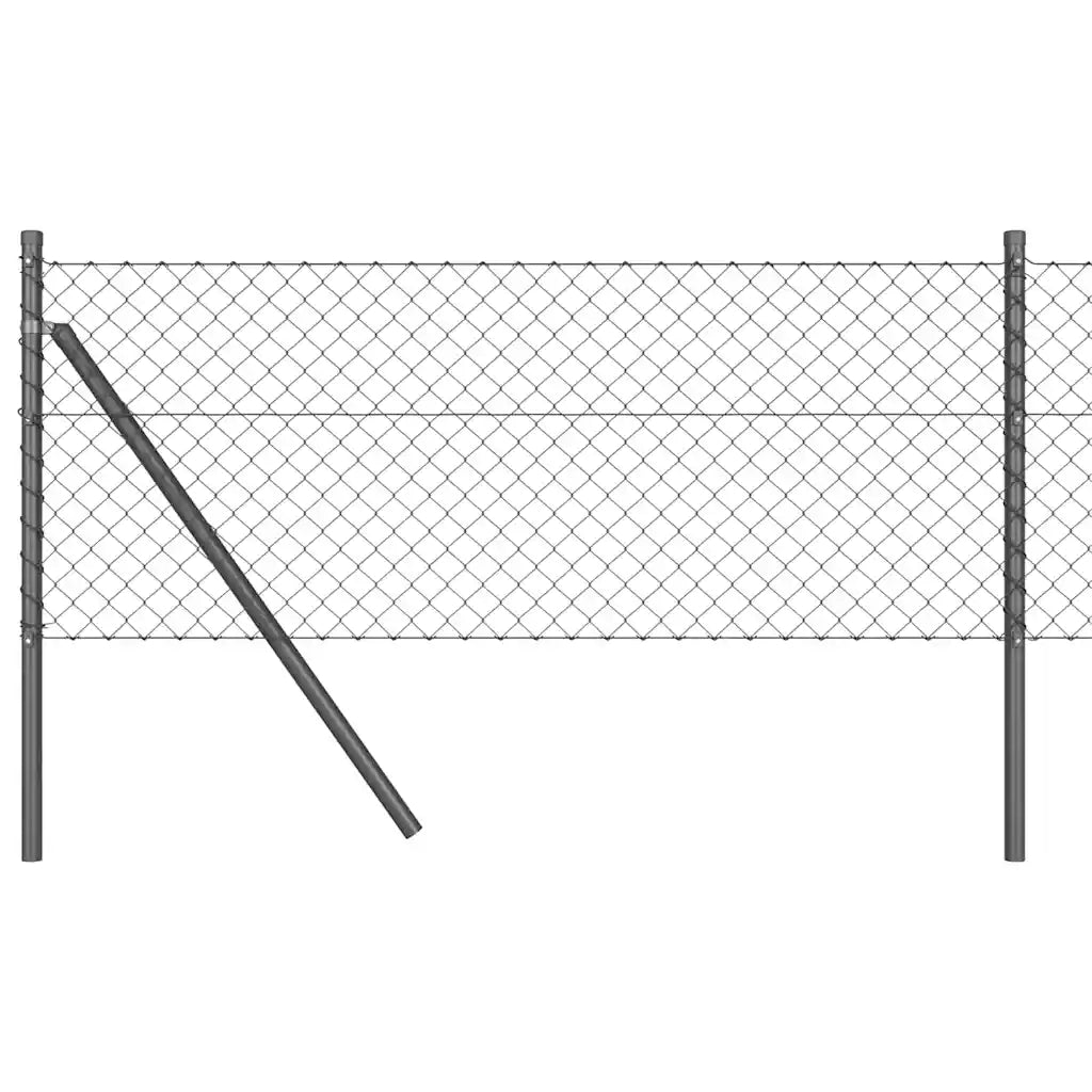 Palo della recinzione | Pannello per recinzione Grigio 25 x 0,4 m (rete 40 x 40 mm)