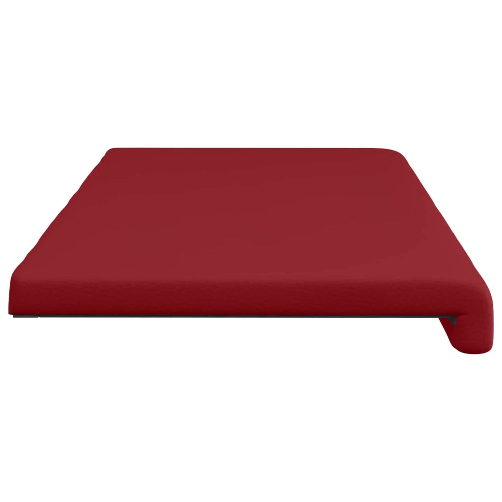 Cuscino per panchina Similpelle Rosso Vino Profondità 35 cm 42043345
