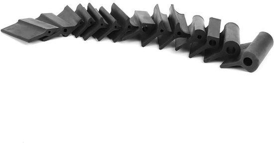 Blocco schiacciante - Piallatura - Flessibile - Lavorazione del legno - Gomma - 14 Pezzi - Blocco Dura - Contorno - Carta abrasiva - Adatto per - Piastra di supporto - Mat - Preformato.