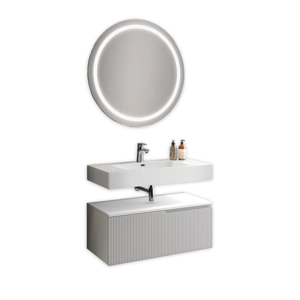 Composizione 3 pezzi VENERE bianco