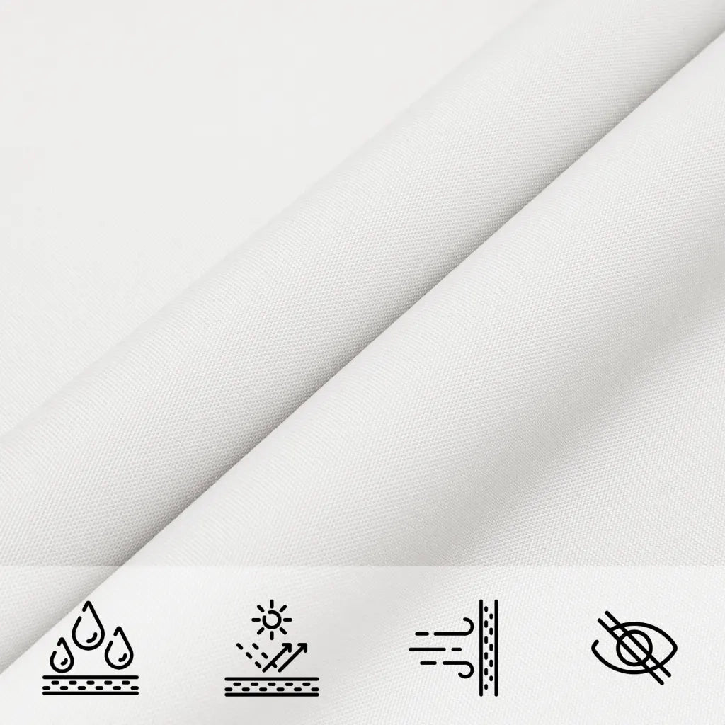 Parasole a vela | Telo Ombra | Vela da ombra Oxford Triangolare 5x5x6 m Bianco