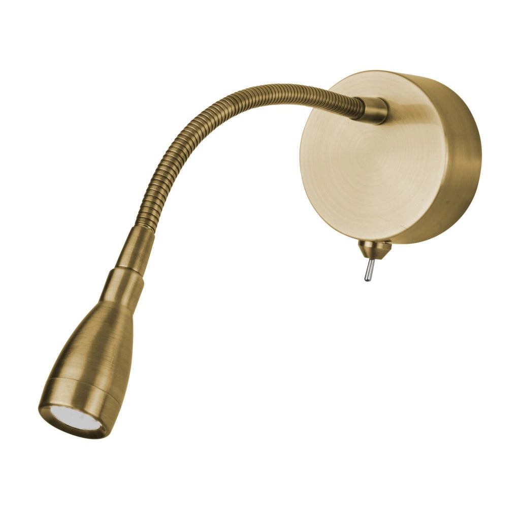 Applique da parete orientabile Flexy LED - Ottone satinato