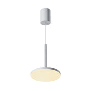 Maytoni Sospensione moderna Plato 1 luce LED integrato bianco alluminio