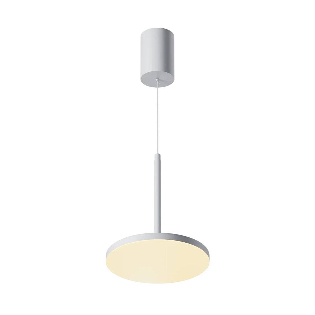 Maytoni Sospensione moderna Plato 1 luce LED integrato bianco alluminio