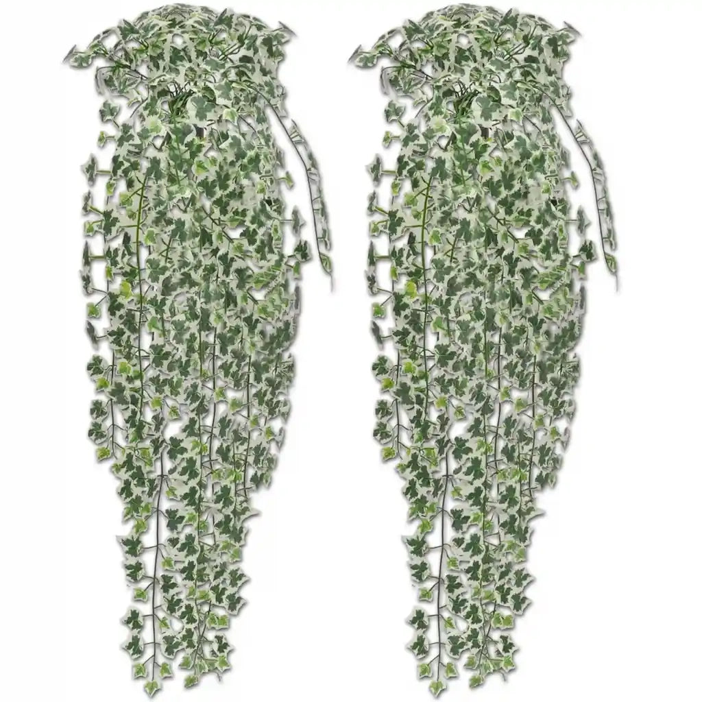 Edera Variegata Artificiale 2 pz Cespuglio 90 cm 241367