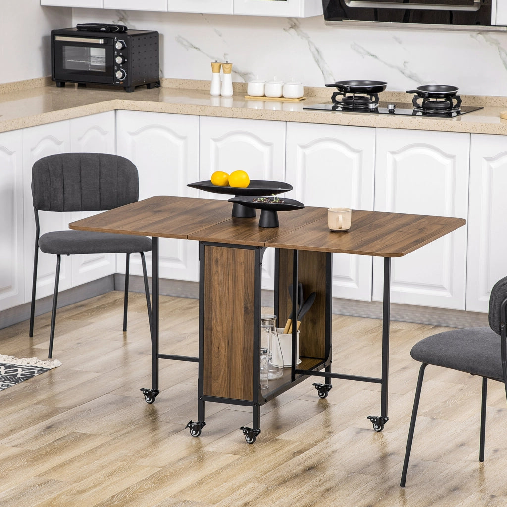 Tavolo Pieghevole ¨C Minimal ¨C 130x80x74, Legno, Marrone