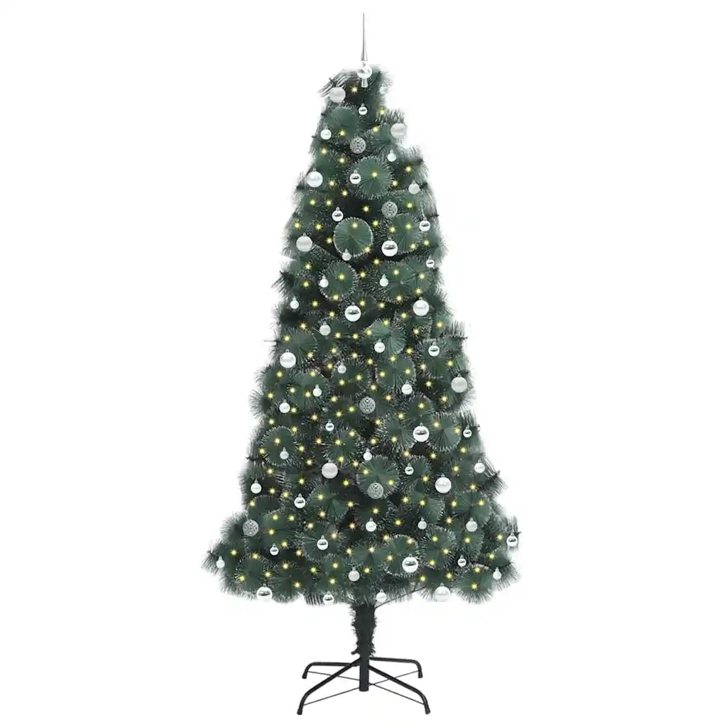 Albero di Natale artificiale preilluminato con set di palline 3396195