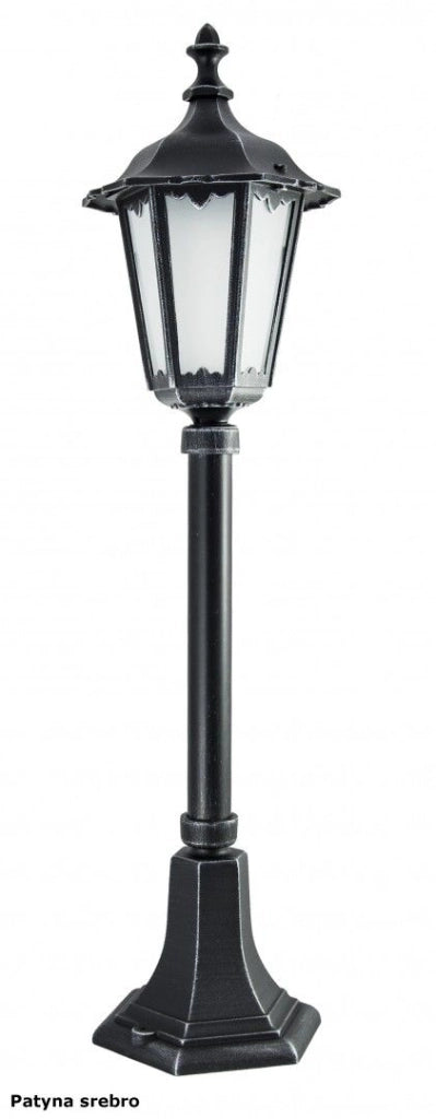 Lampione giardino esterno Retro SU-MA nero 76cm E27 IP43