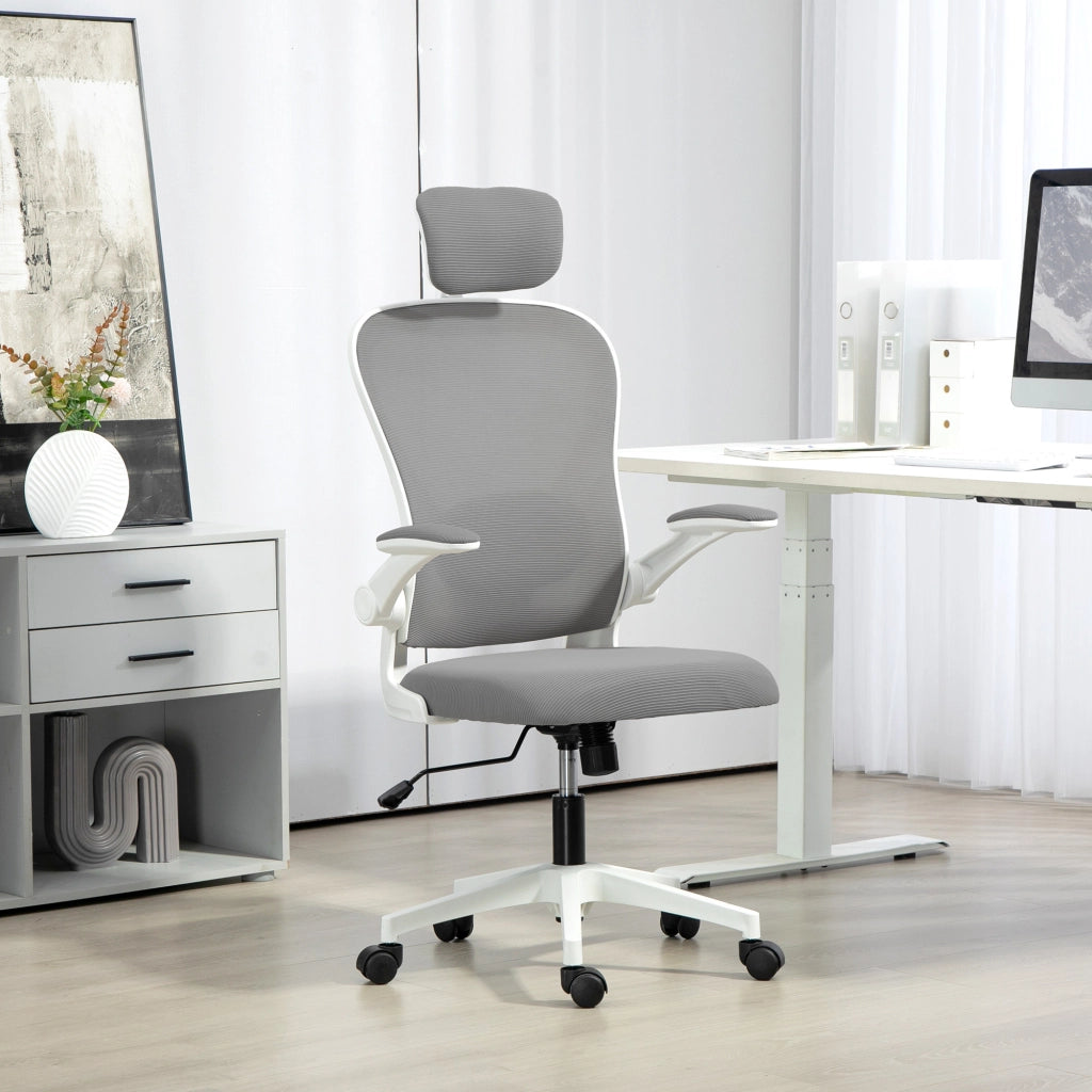 Sedia da ufficio con rete ¨C Minimal ¨C grigio
