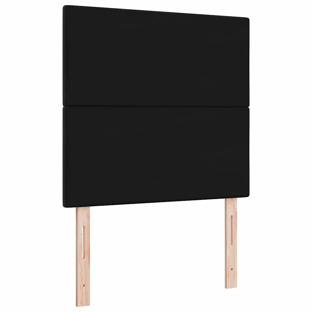 Testiera | Testata LED con strisce LED Nero 90 cm Velluto