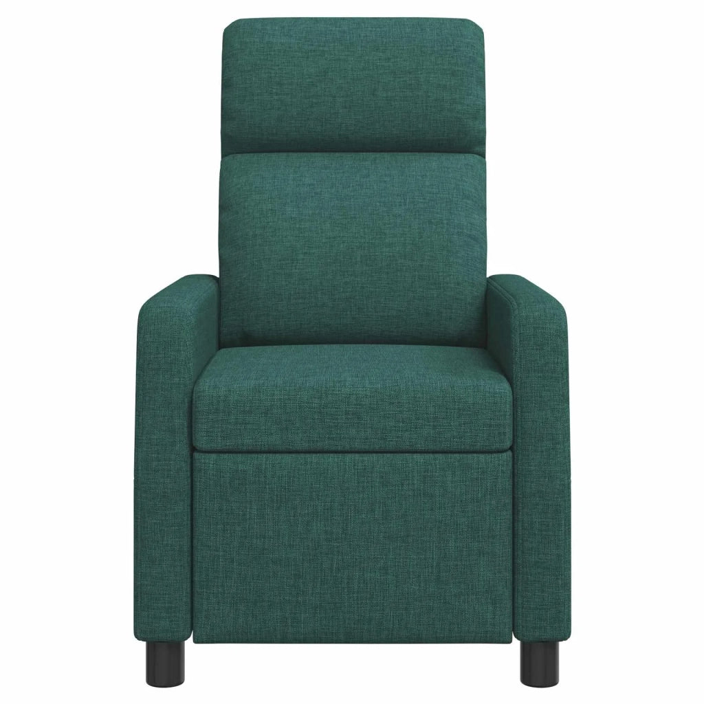 Divano Sedia-Poltrona Massaggiante Verde Scuro Tessuto 712456