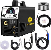 Laser Multifunzione 5 in 1 - 5 in 1 Lasmachine - Lasmachine a Gas Mix e Non-Gas MIG/TIG/ARC/MMA/MAG - Lasmachine a Funzione Multifunzionale - Nero - Kit 3