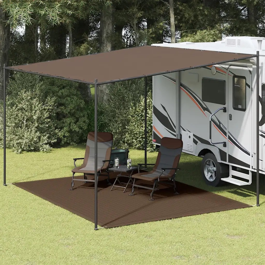 Tappeto da Tenda | Tappeto da campeggio 300x400 cm Marrone