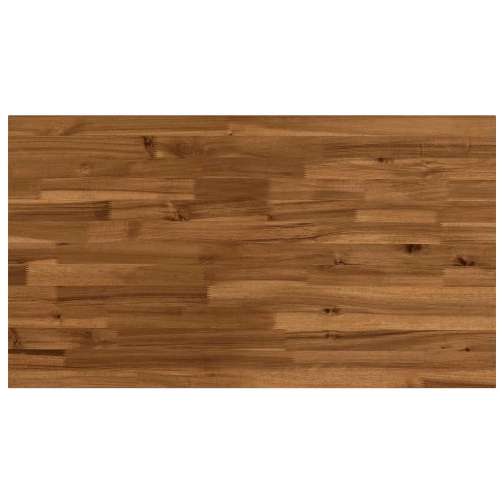 Mensola Quadrata da Parete per Lavabo Naturale e Caffè 939777