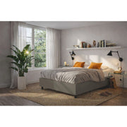 Letto imbottito Matrimoniale 180x190 cm BoxMax - Similpelle,Cappuccino,Contenitore