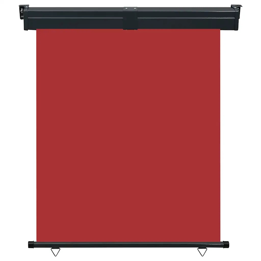 Tendalino Laterale per Balcone-Tenda da Sole Laterale per Patio 145x250 cm Rosso