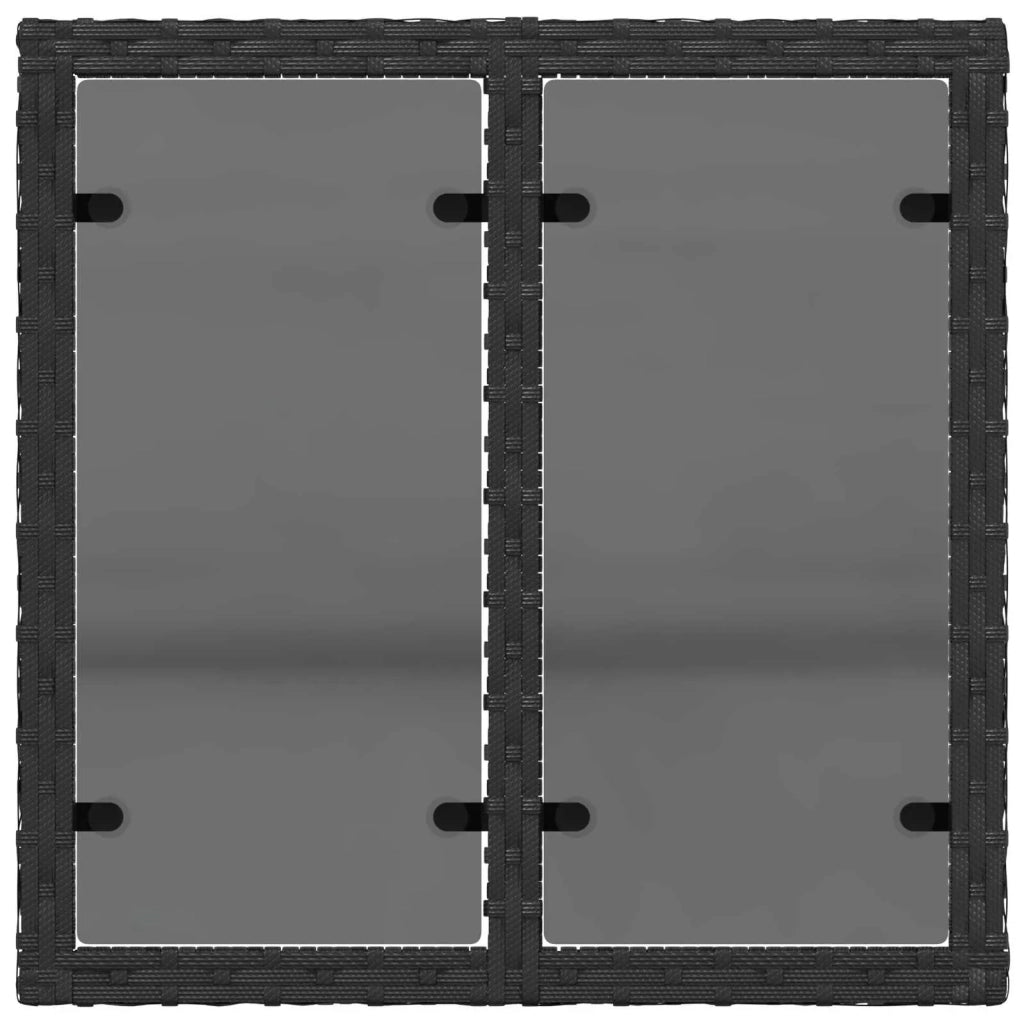Set di divani 6 pz 4-Numero di posti Nero 3447067