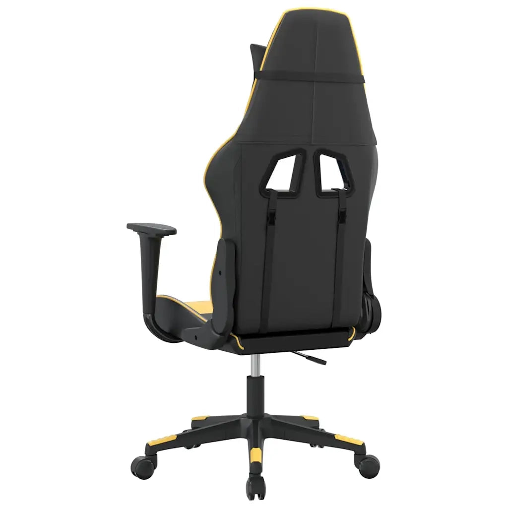 Sedia da Gaming | Sedia da e-sports Nera e Oro in Similpelle