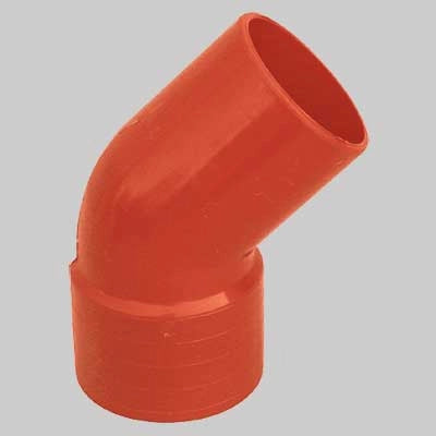 CURVA 45  ° PVC   EE ? 200     MADE IN ITALY