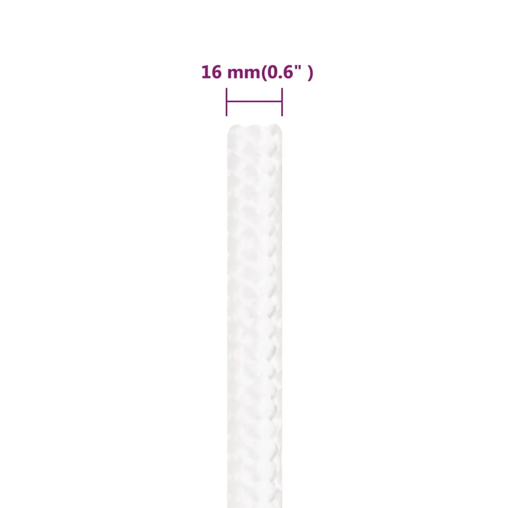 Corda per barca Completamente Bianca 16 mm 250 m Polipropilene 152575