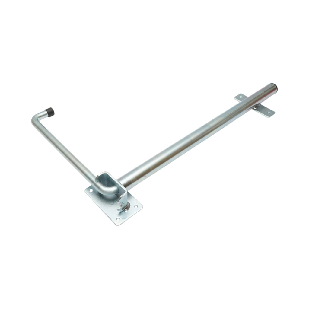 Fermaporta per rimorchio camion con supporto piatto in acciaio zincato 527mm