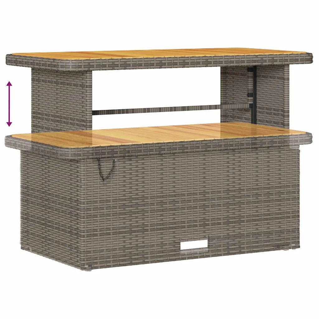 Set Divano da Giardino 10 pcs Grigio polyrattan 3361773