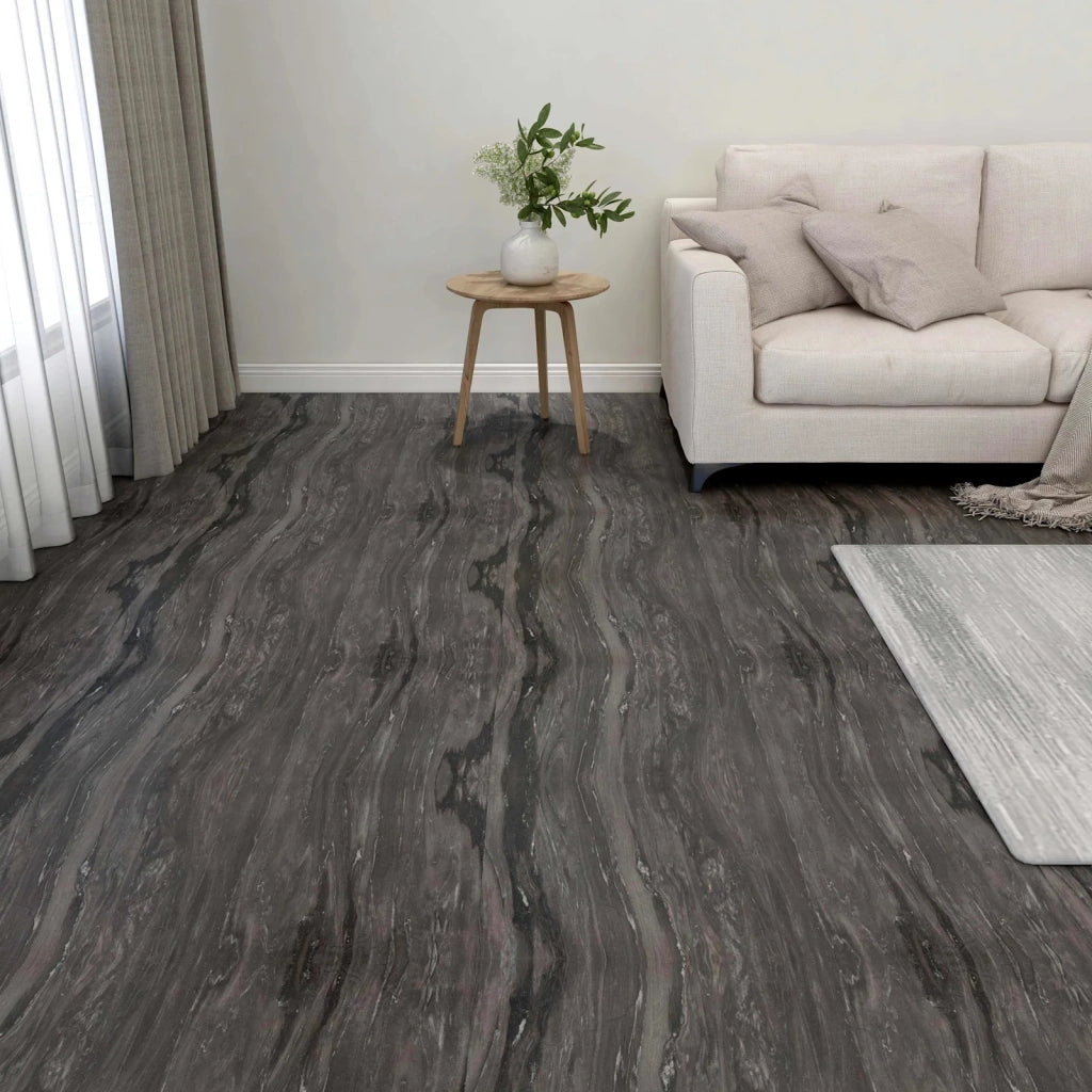 Tavole per Pavimenti 55 pz Grigio scuro 5,11 m2 PVC CFW6649261