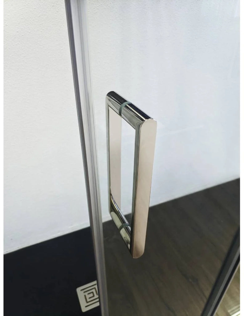 Porta doccia scorrevole 1+1 CIRENE (KENNA) Walk-in100 cm Profilo Cromo