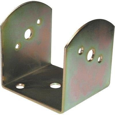 SUPPORTO GAZEBO A U 837 - ZINCATO GIALLO S.MM 3,0 MM 90X90 H.MM 95- 5 pezzi