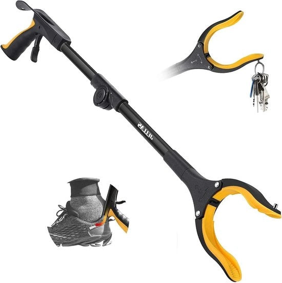 Manubrio con cucchiaio - 360° rotante - 81 cm - giallo