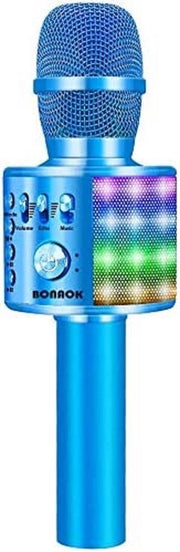 Microfono per bambini, microfono per ragazzi e ragazze da 4 anni in su, per casa, per feste, karaoke, microfoni dinamici